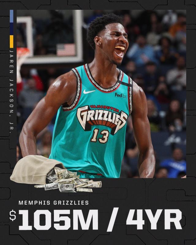 开云官网-4年1.05亿提前续约杰克逊 灰熊的承诺铸就双赢